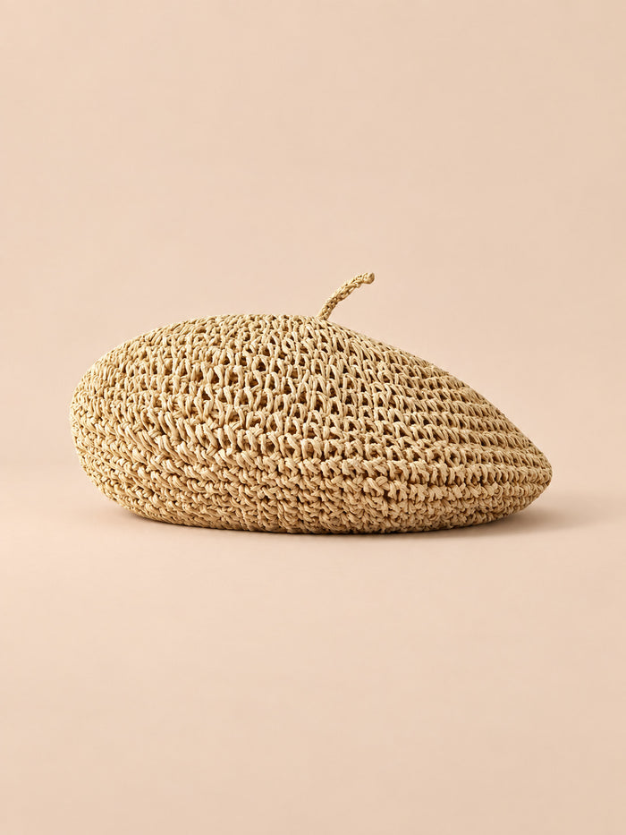 Paille de papier naturelle