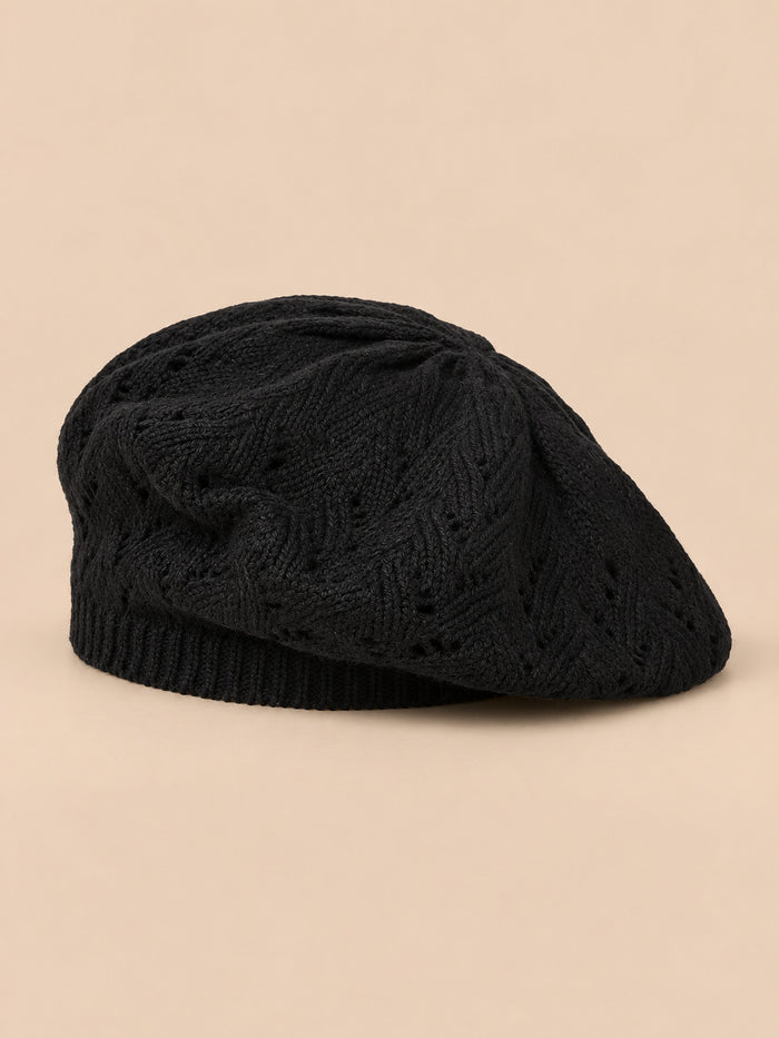 Maille tricotée ajourée