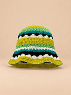 Bob au crochet fait main à fleurs, modèle 31, vue de face