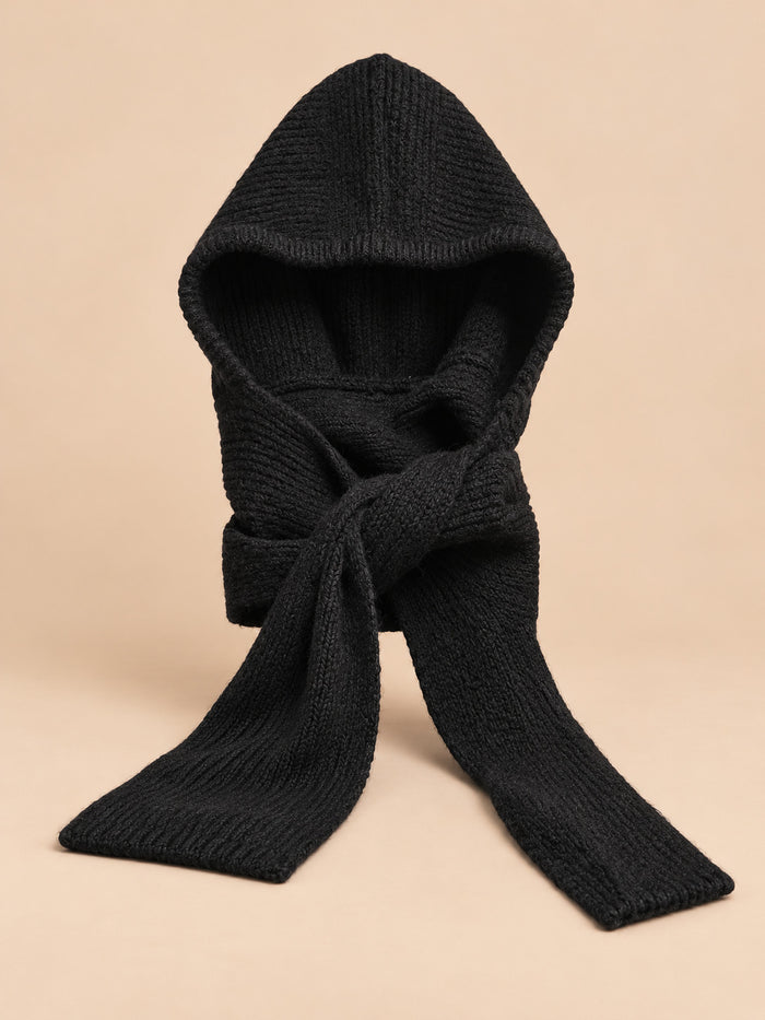 Bonnet et écharpe en un