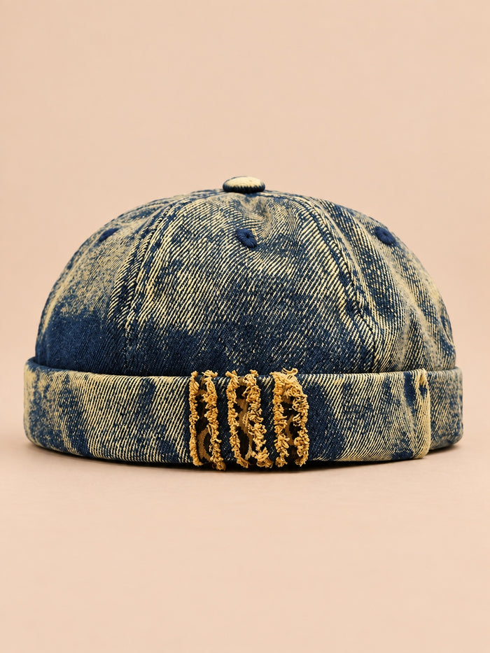 Patchwork denim et léopard