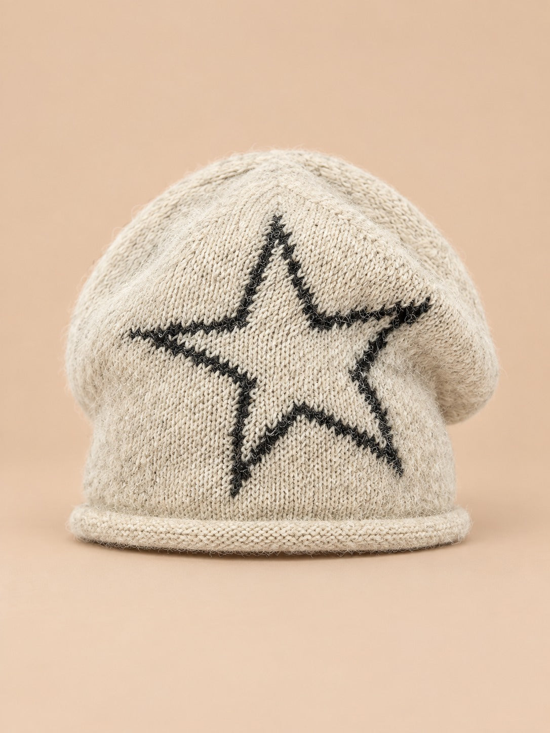 Bonnet Hip-Hop Vintage à Étoile Style Streetwear, modèle 1, vue de face