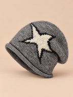Bonnet Hip-Hop Vintage à Étoile Style Streetwear, modèle 2, vue de face
