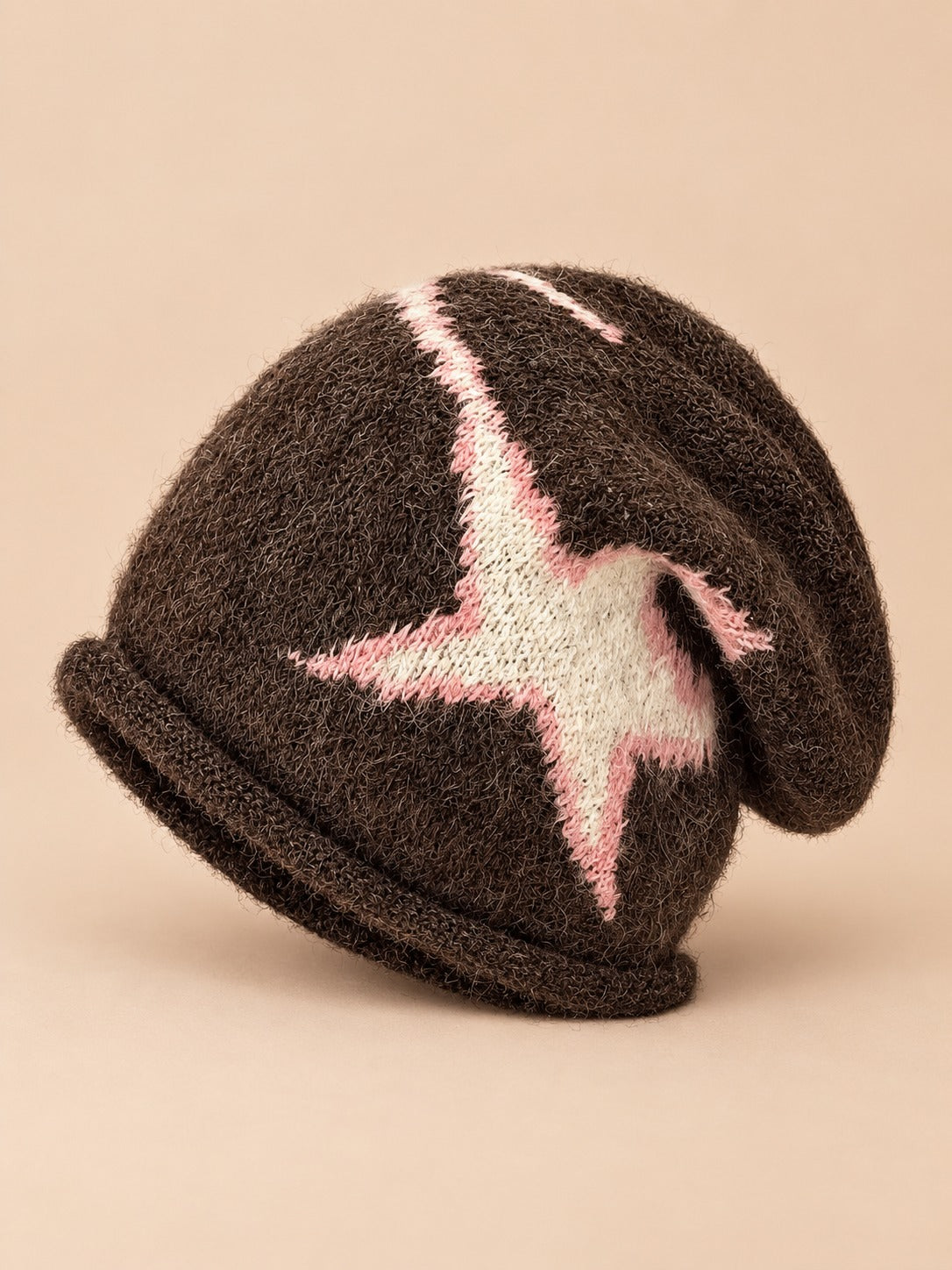 Bonnet Hip-Hop Vintage à Étoile Style Streetwear, modèle 4, vue de face